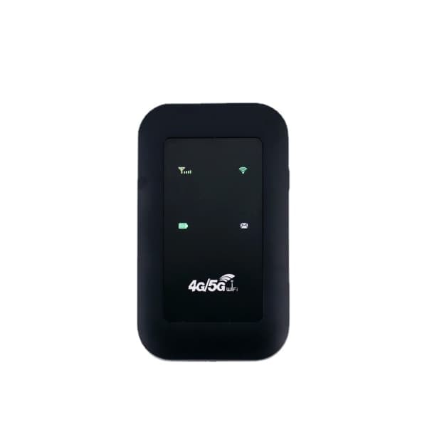 5G Bærbar Mobil Hotspot Router, 2100mAh batteri, Plug and Play, egnet for reiser