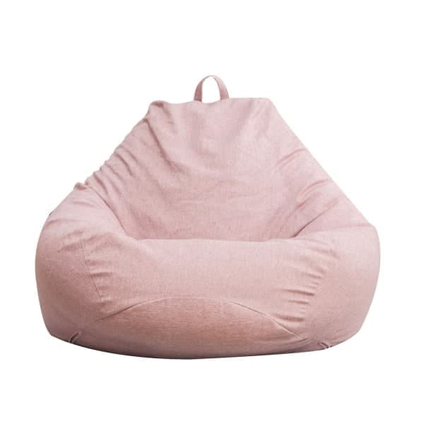 Innendørs utendørs voksne Bean Bag Gaming Stol Ekstra stor Beanbag Cover Rosa L