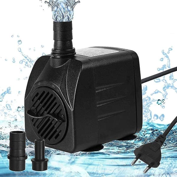 Nedsenkbar vannpumpe, 800l / H 16w Ultra-stille justerbar akvariepumpe