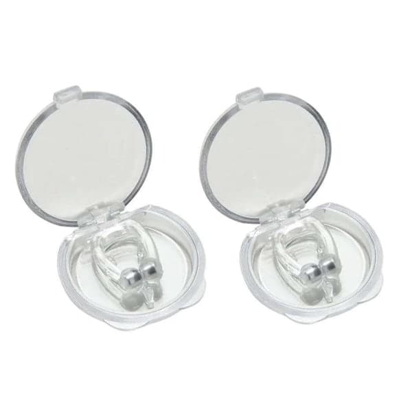 Anti-snorke neseklemme - Silikon 2-pakning - Magnetisk