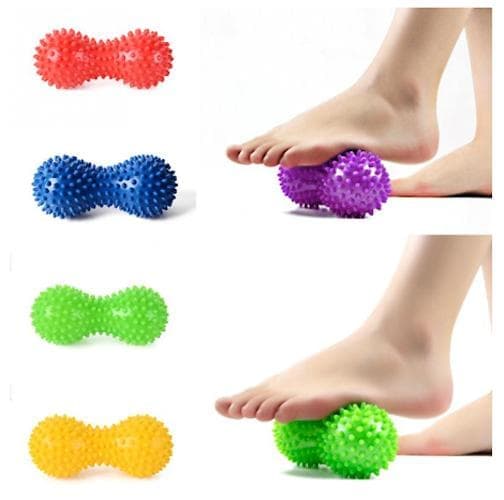 Spiky Ball peanut Muskel Massasje Roller Yoga Stick Body