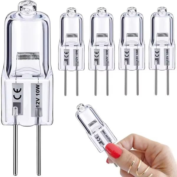 20-pakning G4 halogenlamper 10W 12V - Varm hvit