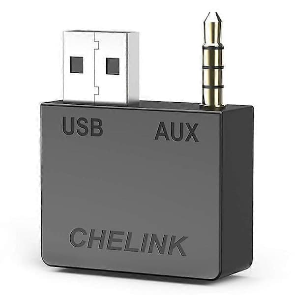 CHELINK Kompatibel for Hyundai / Kia Trådløs Musikk Bluetooth Mottaker Bil Stereo 3.5mm Aux USB Adapter