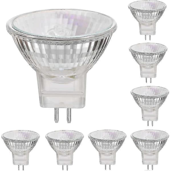 12V 35W Halogenpærer GU5.3 Spot Base Varmhvit, Dimbar, 8-pakning