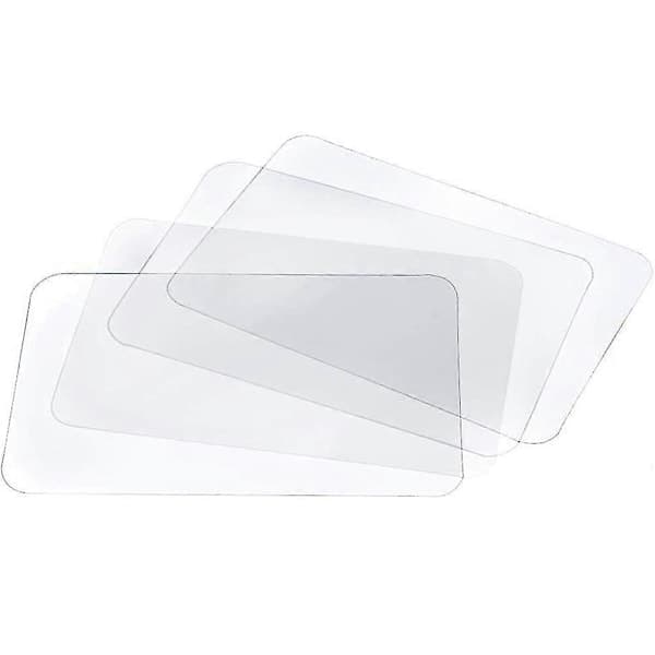 Transparent Spisebrikke Vaskbar Spisebrikke For Varmebestandig Sklisikker Kjøkken Spisebrikke Bord (8 Stk)