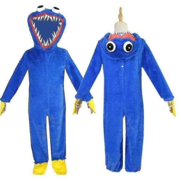 Poppy Playtime Huggy Wuggy Cosplay-kostyme Barn Halloween-kostyme L