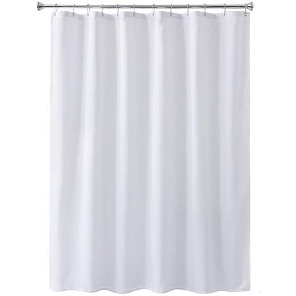 Hvit dusjforheng i polyester, vanntett dusjforheng i polyester, hvitt 150g, 180X180CM