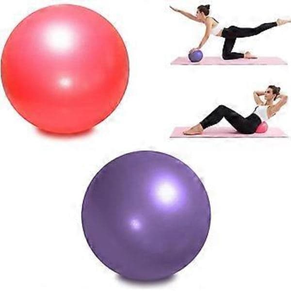 Pilates Treningsball - (2-pakning) Stabilitetsball for Yoga og Fysioterapi - Forbedrer Balanse