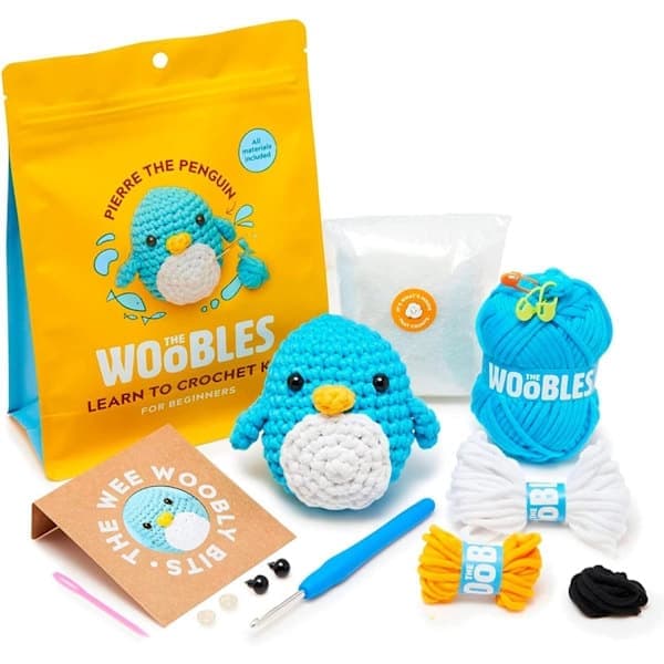 Woobles heklekit for nybegynnere, med enkel ertegarn
