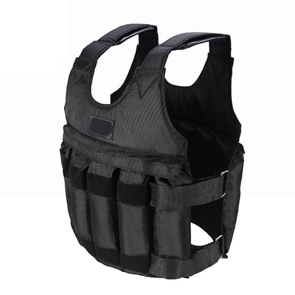 Justerbar vektvest for trening 50kg Treningsjakke Gym Trening Boksing Vest Treningsutstyr
