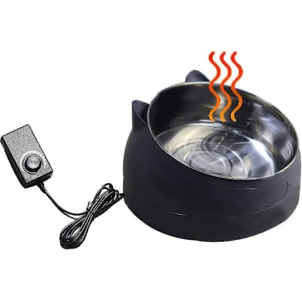 Oppvarmet kjæledyrskål vinter hundeskål varme vannskål temperatur justerbar oppvarmet vannskål for hunder/katter/kaniner/kyllinger P20250110669