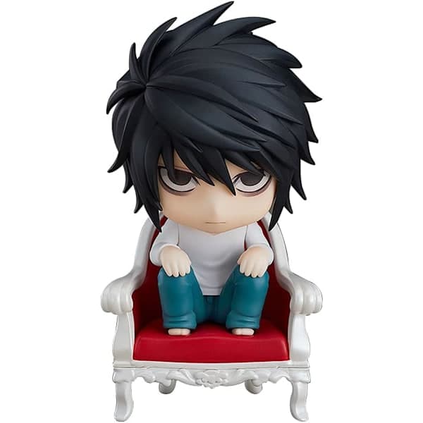 10cm Death Note Samlerstatue - Manga Yagami Light & L - PVC