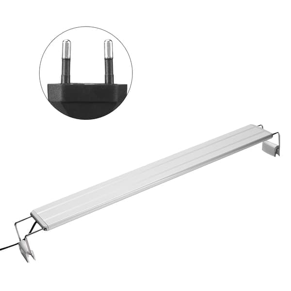 EU Plugg 200-240V 13W Høy Lysstyrke LED Lys Lampe med Brakett for Akvarium Fisketank Belysning