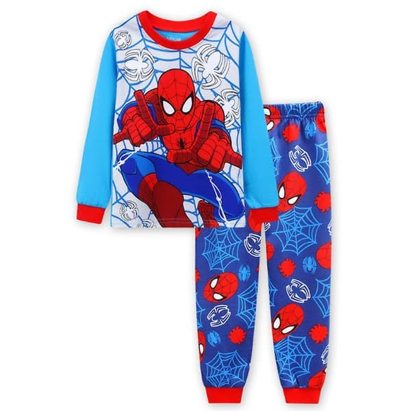 Gutters Spider-Man Pyjamas Sett Nattøy Nattklær Pyjamas Pjs Nyheter Antrekk 3-7 Šr[GPA]
