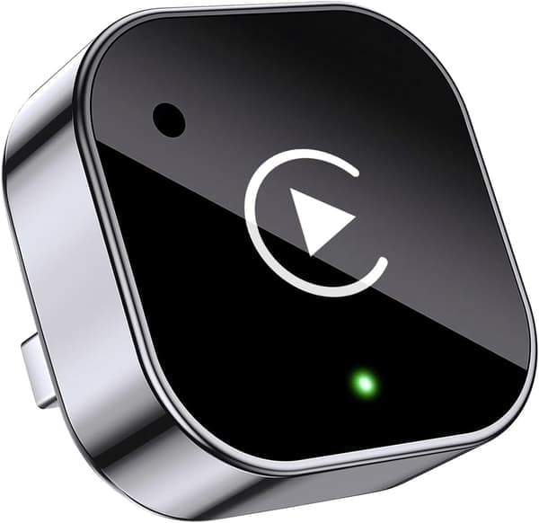 2025 Nyeste Modell 2025 Oppgradert Trådløs CarPlay-adapter & Android Auto-adapter, Mini & Stabil Trådløs CarPlay-dongle for iOS 10 Android 11[GPA]