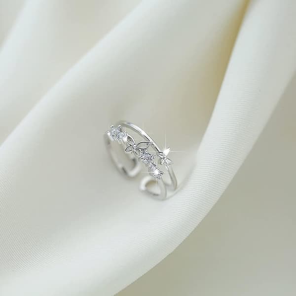 Til Datteren Min Fidget Ring, Til Datteren Min Butterfly Ring, Dattergave Fra Mamma Angstdempende Ringer