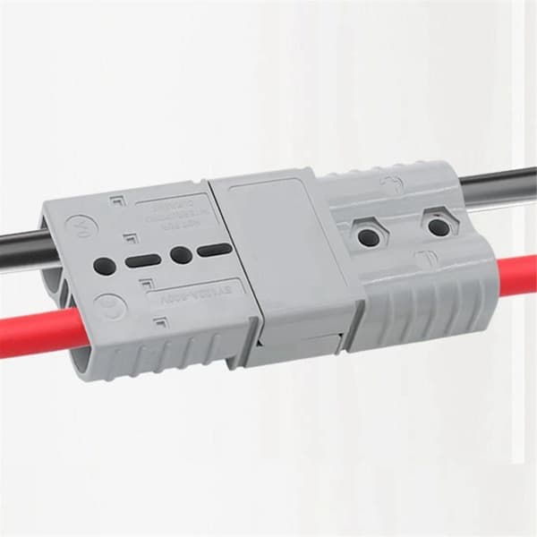 10 stk. Anderson-stil pluggkontakt 50A med Anderson-håndtak Gaffeltruck Batterilading Hurtigkoblingssett Som Vist