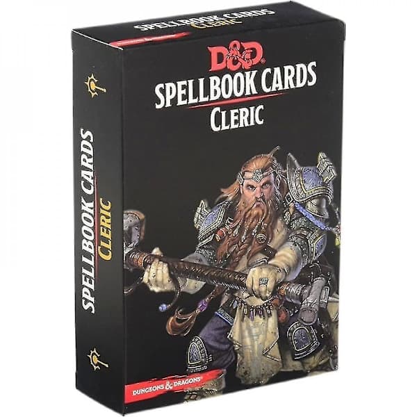 Brettspill Pastor Dungeons Dragons Spellbook Kort: Klerik Brettspill