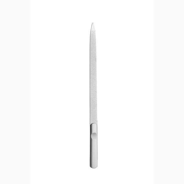 2 stk Metall Neglefil 15,7 cm, Dobbeltsidig Profesjonell Neglefil