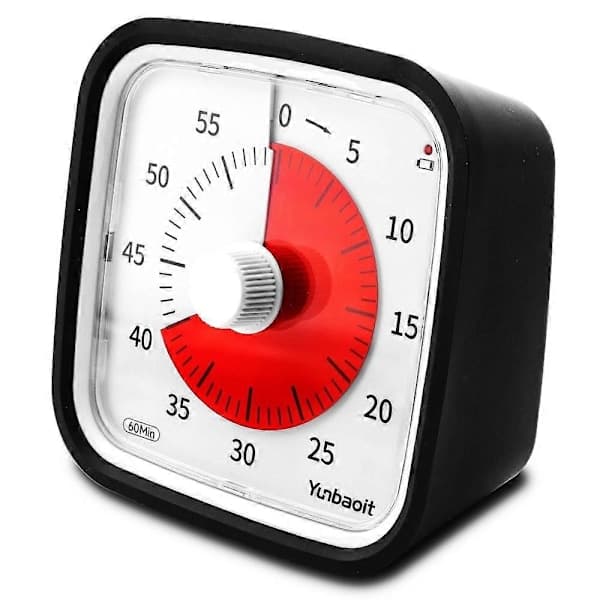 Visuell Time Timer 60 min - Perfekt Tidsverktøy for Barn