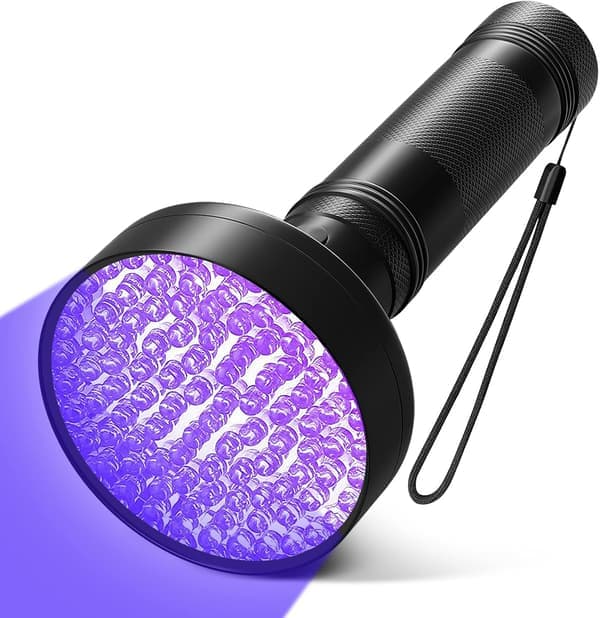 UV Lommelykt, 100 stk LED Svart Lys Lommelykt 395nm UV Lampe Detektor
