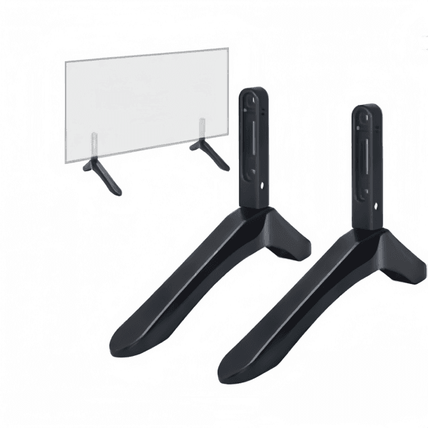 2 stk. Universelt TV-stativ Basefeste Kompatibelt Med 32-65 Tommers Samsung Vizio LCD TV Ikke Kompatibelt Med Lg TV Svart TV-feste Bordholder