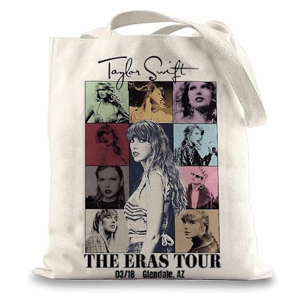 Taylor Swift album-inspirerte tote bags for kvinner, portable reisevesker, musikkelskere, merch-fans, Swiftie-gave DB