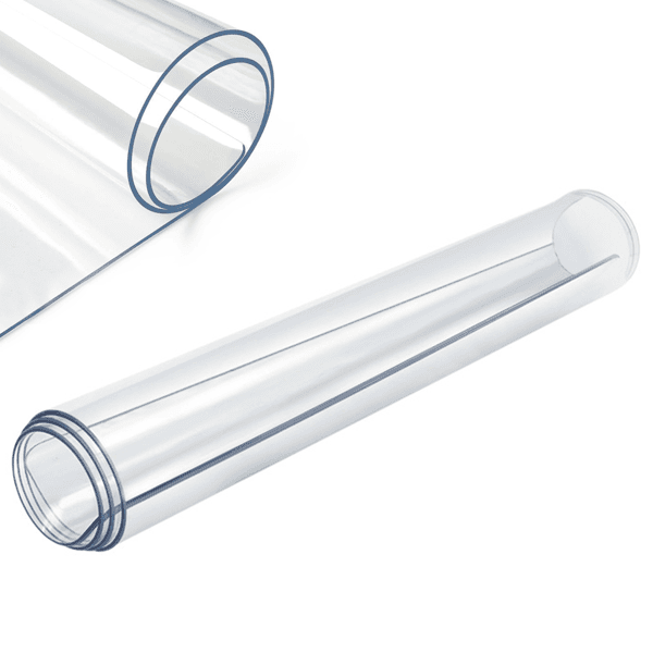 Klar Bordbeskyttelse, Varmebestandig 2.0mm Tykk PVC Plastmatte for Spisebord, Skrivebord, Salongbord, Vanntett, Lett å Rengjøre