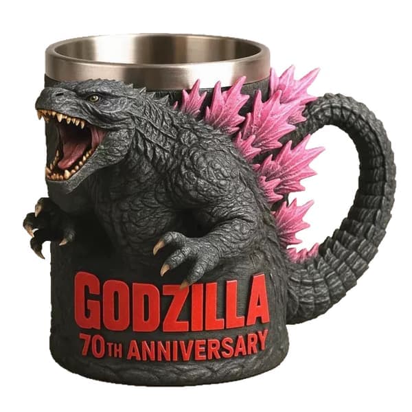 Godzilla 70-årsjubileum 3D-Krus, Rosa