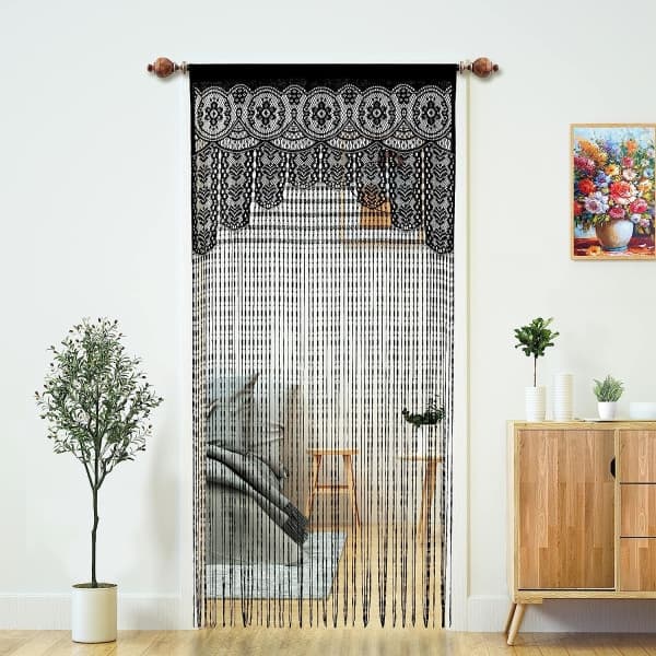 2 stk Romdeler Døråpning Hippie Vinduspanel Romdeler Veggforheng (39×79in/100×200cm)
