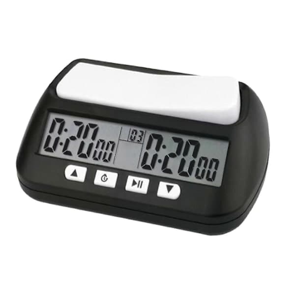 Chess Basic Digitalt Sjakkur og Spilltimer, Klokke Digitalt Armbåndsur Timer-FCY