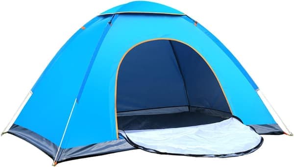 Pop Up Telt, Øyeblikkelig Utendørs Campingtelt, UV UPF 50+ Telt for 1 til 2 Personer, Sammenleggbart Automatisk Lett Strandtelt Solskjerm