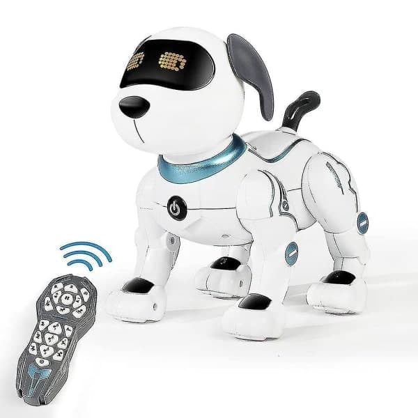 Fjernstyrt Robothund Leke RC Stunt Hund Robot Leke for Barn Interaktiv og Smart Dansende Robot Elektronisk Kjæledyr Leke