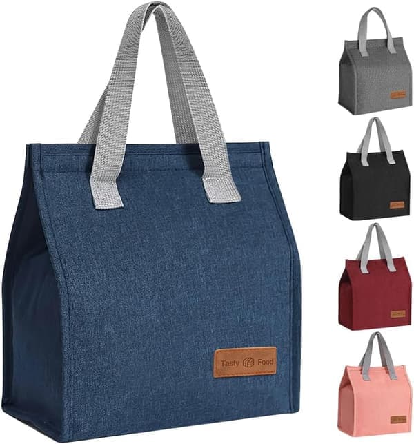 Matbokser for kvinner og menn, bærbar isolert matboks, vanntett lekkasjesikker matboks tote bag for barn jenter gutter voksne