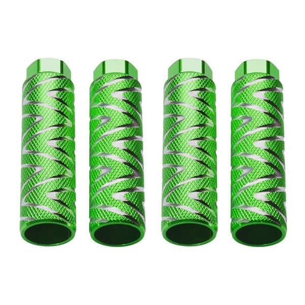 4 stk. aluminiumslegering sykkelplugger Bmx pedaler passer 3/8 tommers aksler sykkel bakpedaler