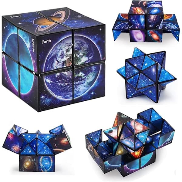 Leke for gutter 8-12 år gaver, Infinity Cube Fidget leketøy for barn 8-10 år Star Cubes for gutter jenter leker 10-12 år gamle bursdagsgaver