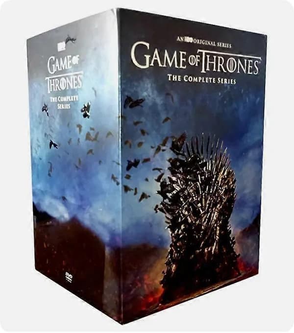 Game of Thrones: The Complete Series Sesong 1-8 (DVD 38-Diskers Sett) engelsk versjon