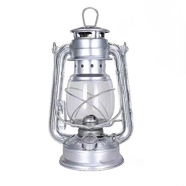 19 cm Retro Utendørs Camping Parafinlampe Bærbar Lykt Bronsefarget Oljelampe