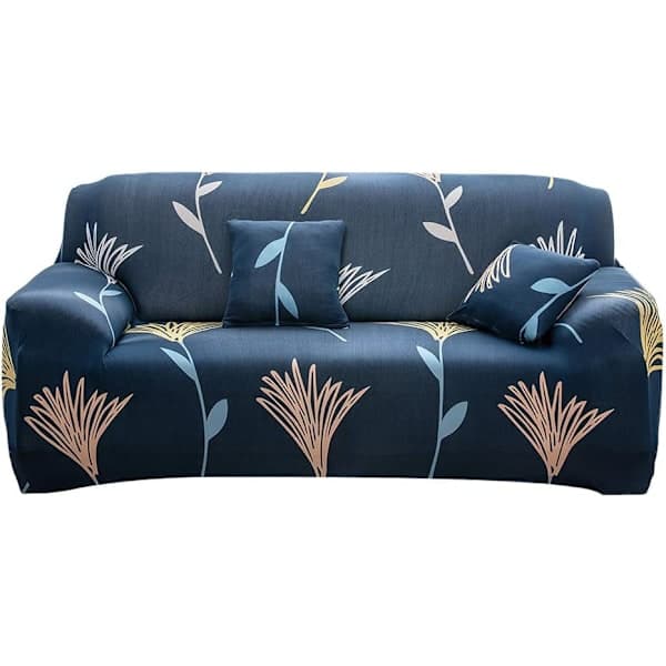 Sofatrekk 3-seters sofa Sofatrekk med trykk Stretch Sofatrekk Polyester Spandex Møbelbeskyttelsestrekk