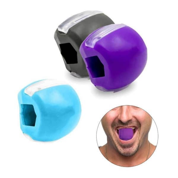 3-pakning Kjevetrener for Definerte Kjevemuskler Jawline Exerciser