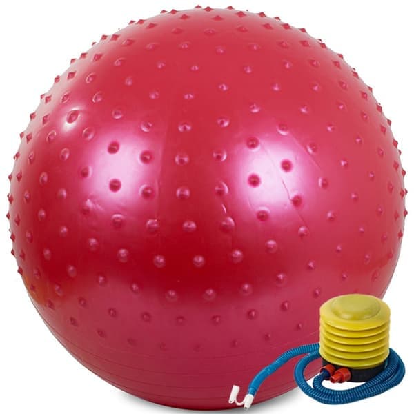 Gymnastikkball / Pilatesball med pumpe - 55 cm_QQ