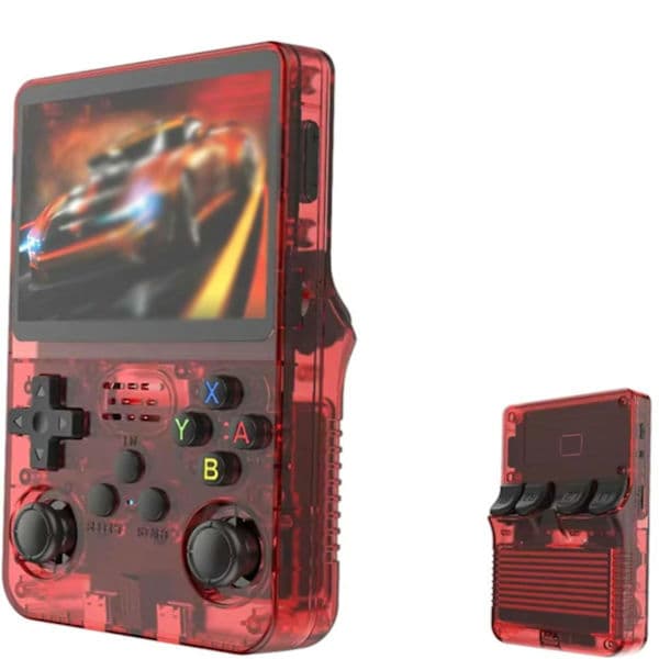 R36S Retro Håndholdt Videospillkonsoll Linux System 128GB Spill-