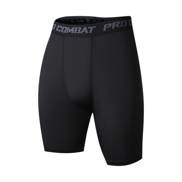 Basketball fem-punkts tettsittende sportsbukser løping fitness hurtigtørkende leggings herre korte tettsittende sportsbukser