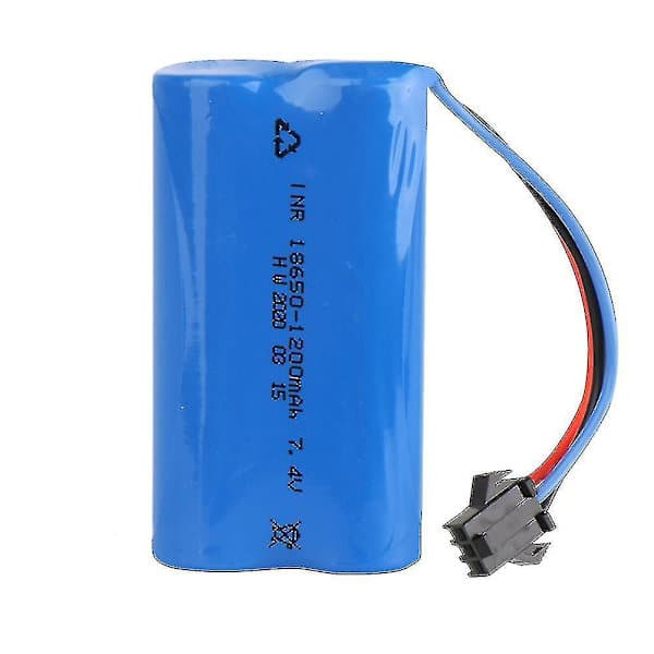 7.4v 1200mah Litiumbatteri Reservebatteri For Fjernstyrt Bil (FMY)
