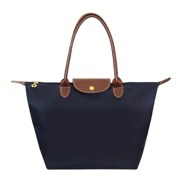 Kvinners Nylon Tote Bag Stor Kapasitet Skulder Bag Vanntett Reise Strand Shopping Bag