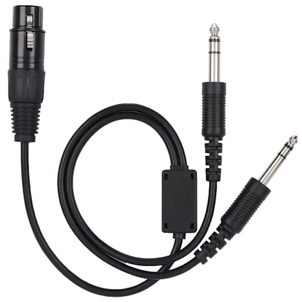 For Airbus XLR til GA dobbel plugg 5-pin headset adapterkabel luftfart hodetelefonkabel