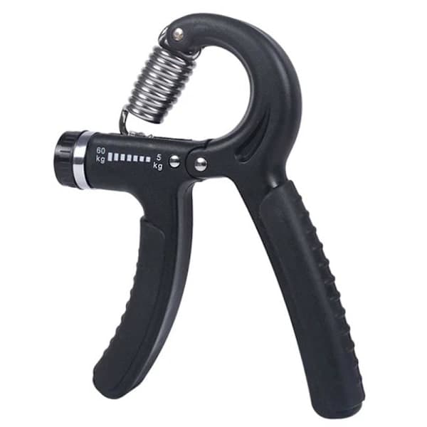 Justerbar håndtrener for grepstyrke 5-60kg Håndgrep Grep Trener svart
