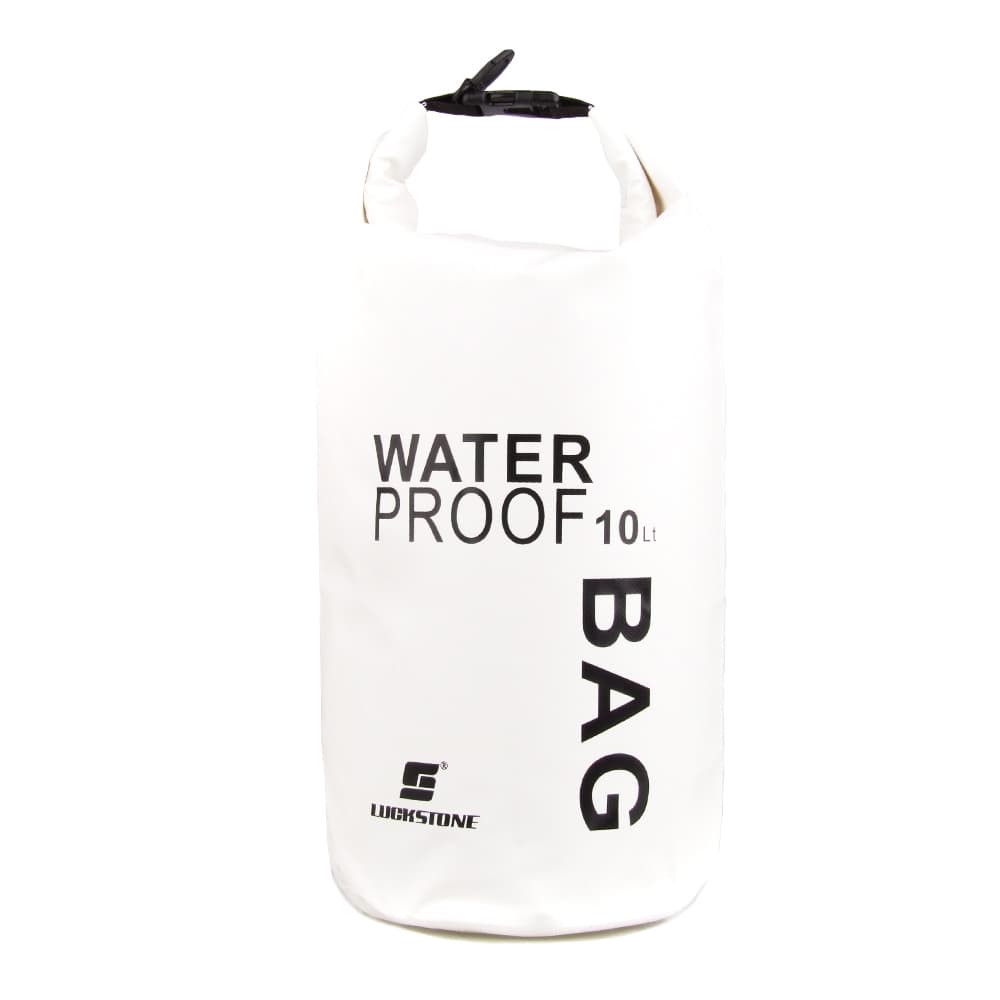 Vanntett sekk for Hiking & Camping - 10 Liter - Hvit