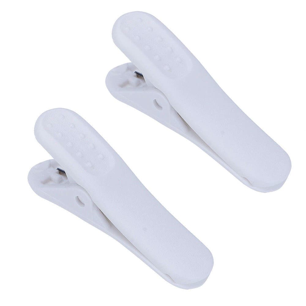 Hodetelefonkabelholder - hodetelefonklips - 2-pakning hvit [Stor]