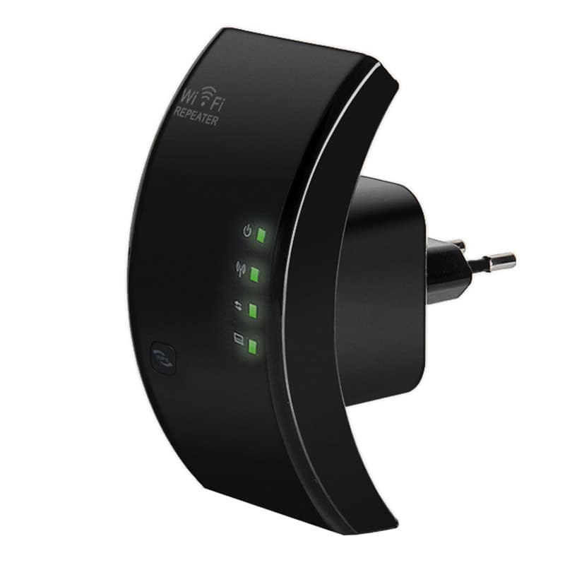 Trådløs Wifi Repeater - Svart